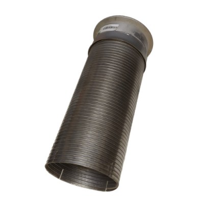 Качественная гофра выхлопной трубы HOWO-4 (6х4) с фланцем WG9725540053/3 на складе: вид 3
